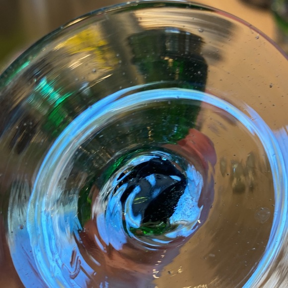 Vintage Mexican hand blown cactus glasses. Sangria/wine set of 6. Excel conditio - Picture 4 of 4